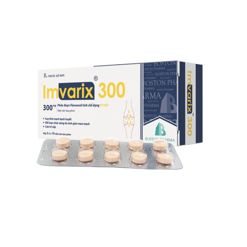 Imvarix 300 giúp giảm các triệu chứng suy tĩnh mạch  