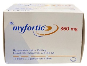 Myfortic giúp ức chế miễn dịch