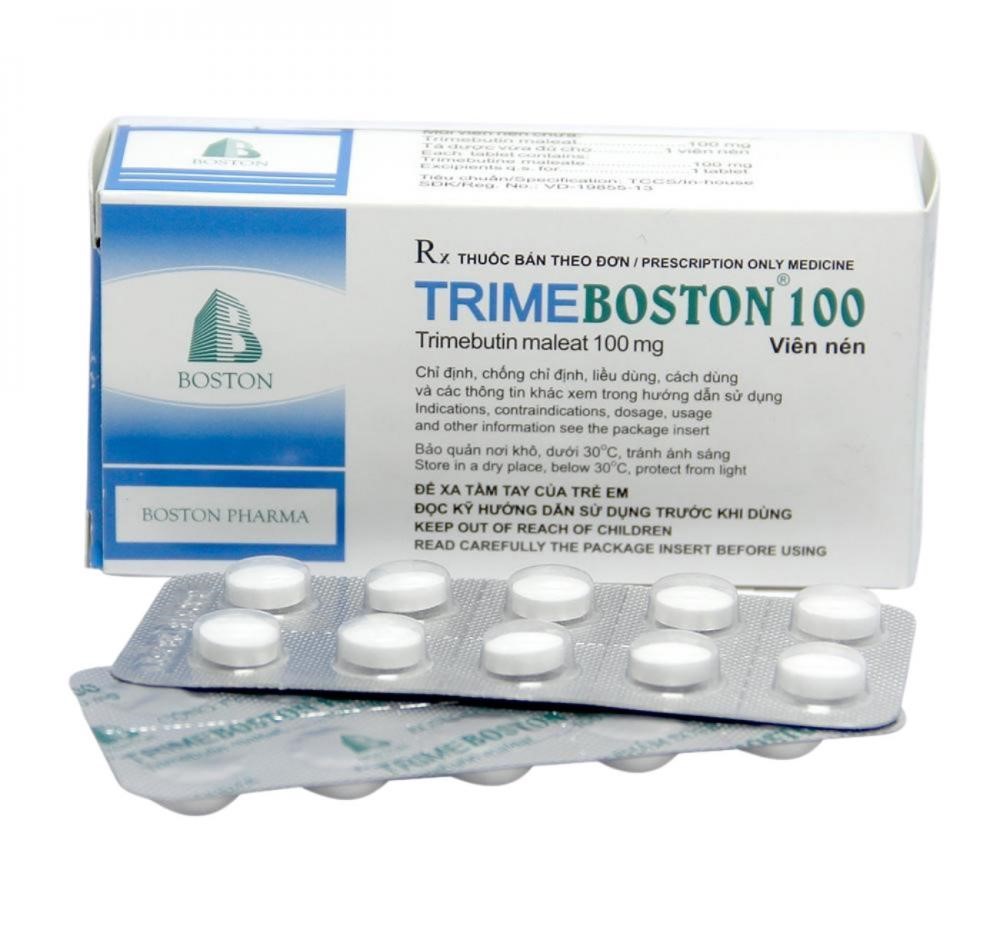 Trimeboston 100 giúp giảm nhanh các triệu chứng rối loạn tiêu hóa