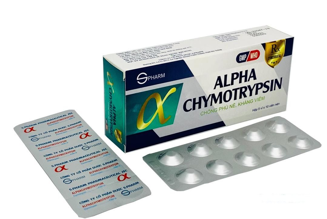 Thuốc Alphachymotrypsin 4.200 giúp kháng viêm hiệu quả