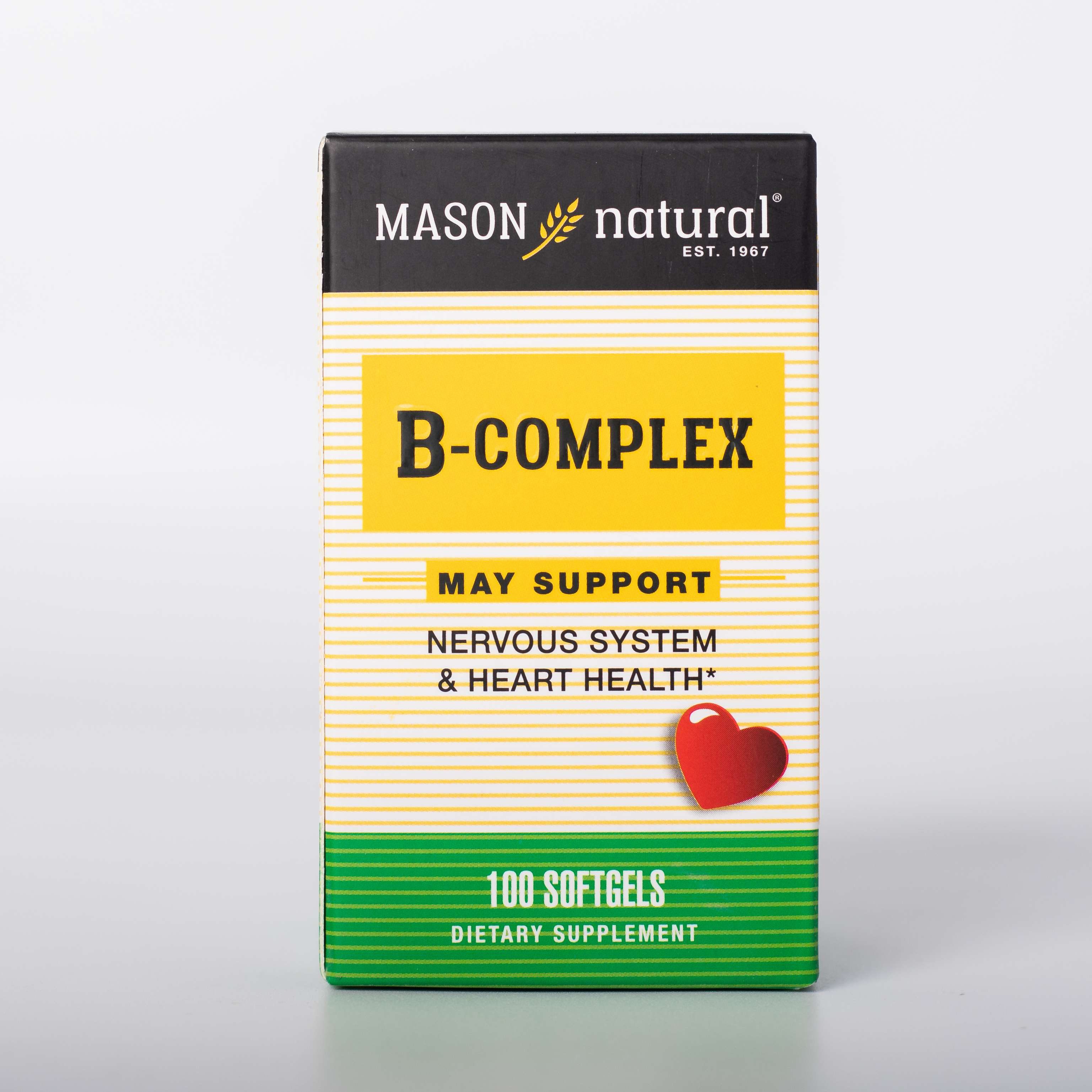 Mason Natural B-Complex là viên uống bổ sung vitamin nhóm B thiết yếu