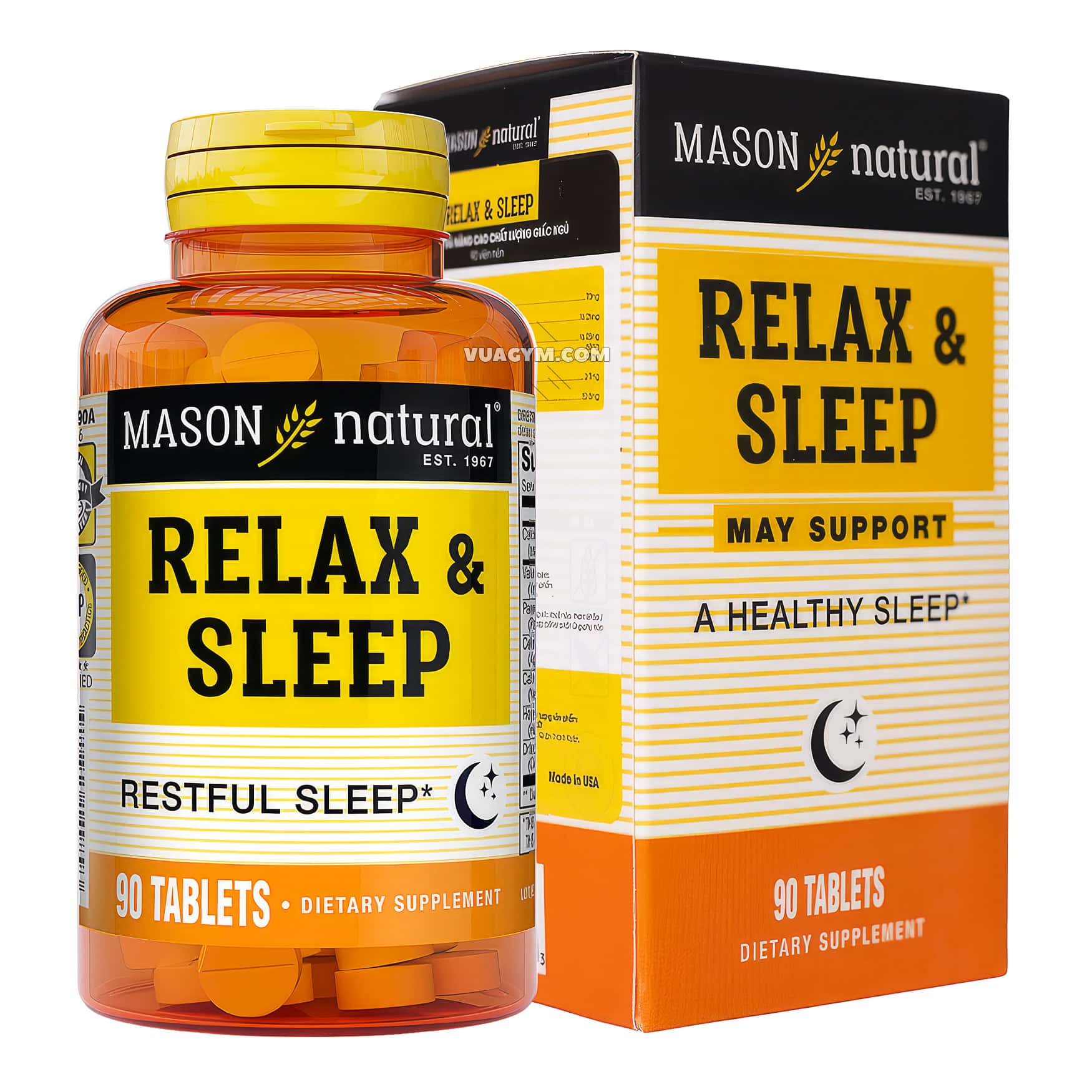 Mason Natural Relax & Sleep hỗ trợ cải thiện giấc ngủ tự nhiên