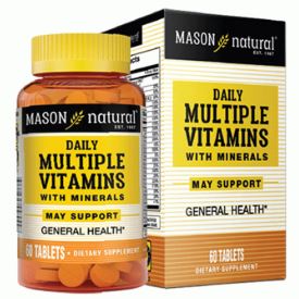 Mason Natural Daily Multiple Vitamins With Minerals là viên uống bổ sung đa vitamin