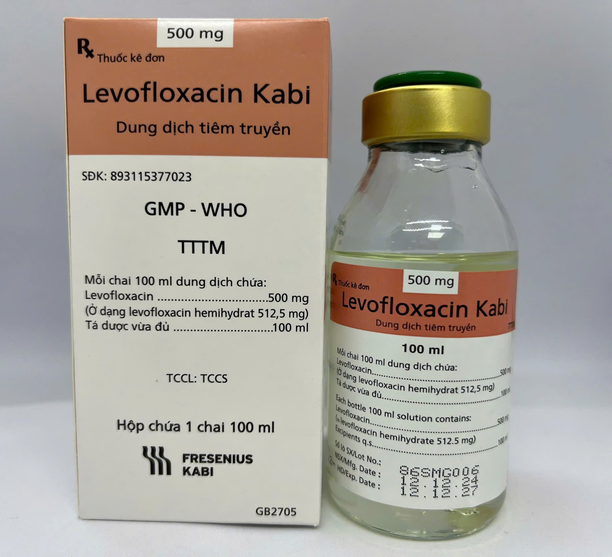 Levofloxacin Kabi giúp điều trị hiệu quả các bệnh nhiễm khuẩn như viêm phổi