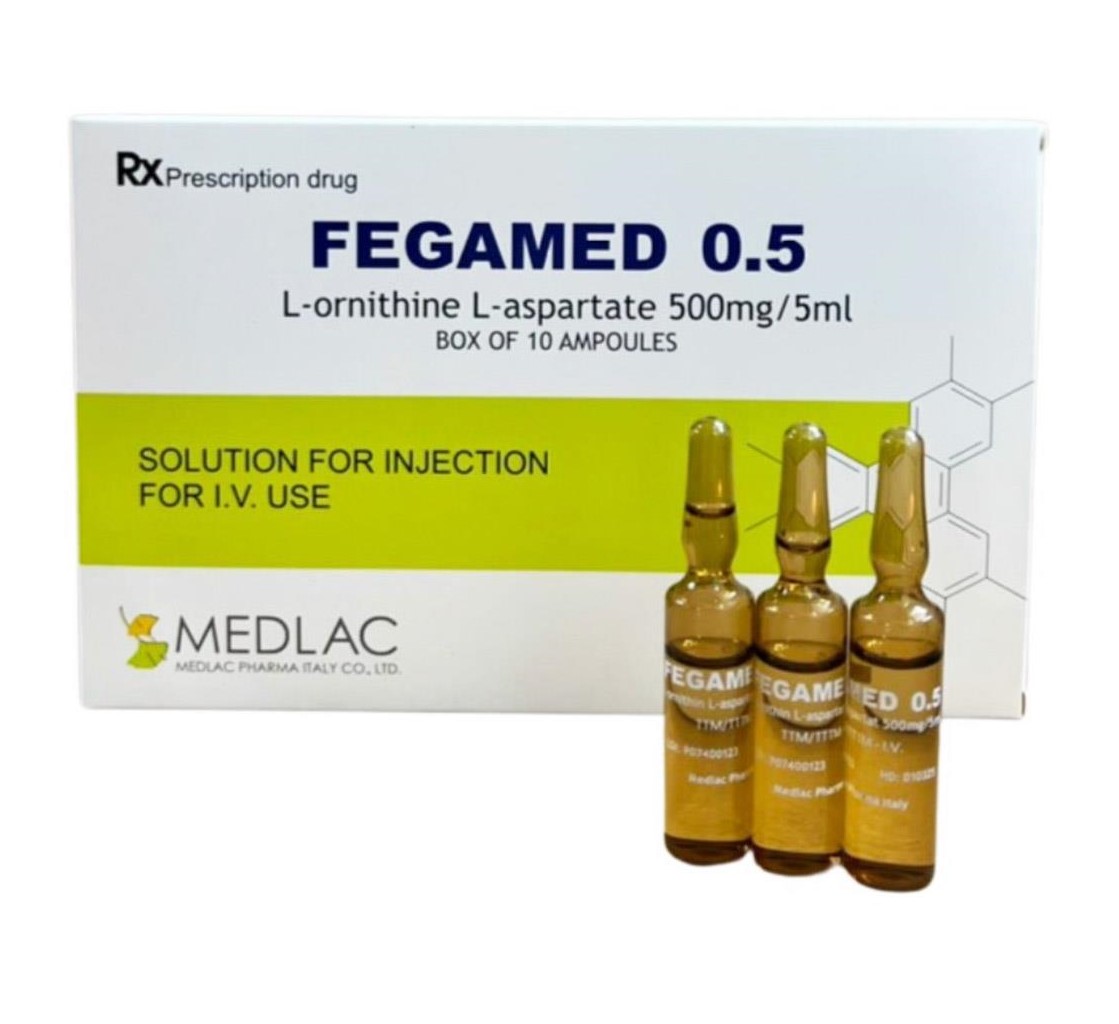 Fegamed 0.5 hỗ trợ điều trị các bệnh lý gan có tăng amoniac huyết
