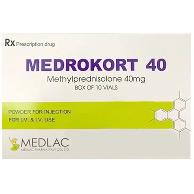 Medrokort 40 chống viêm mạnh và ức chế miễn dịch hiệu quả