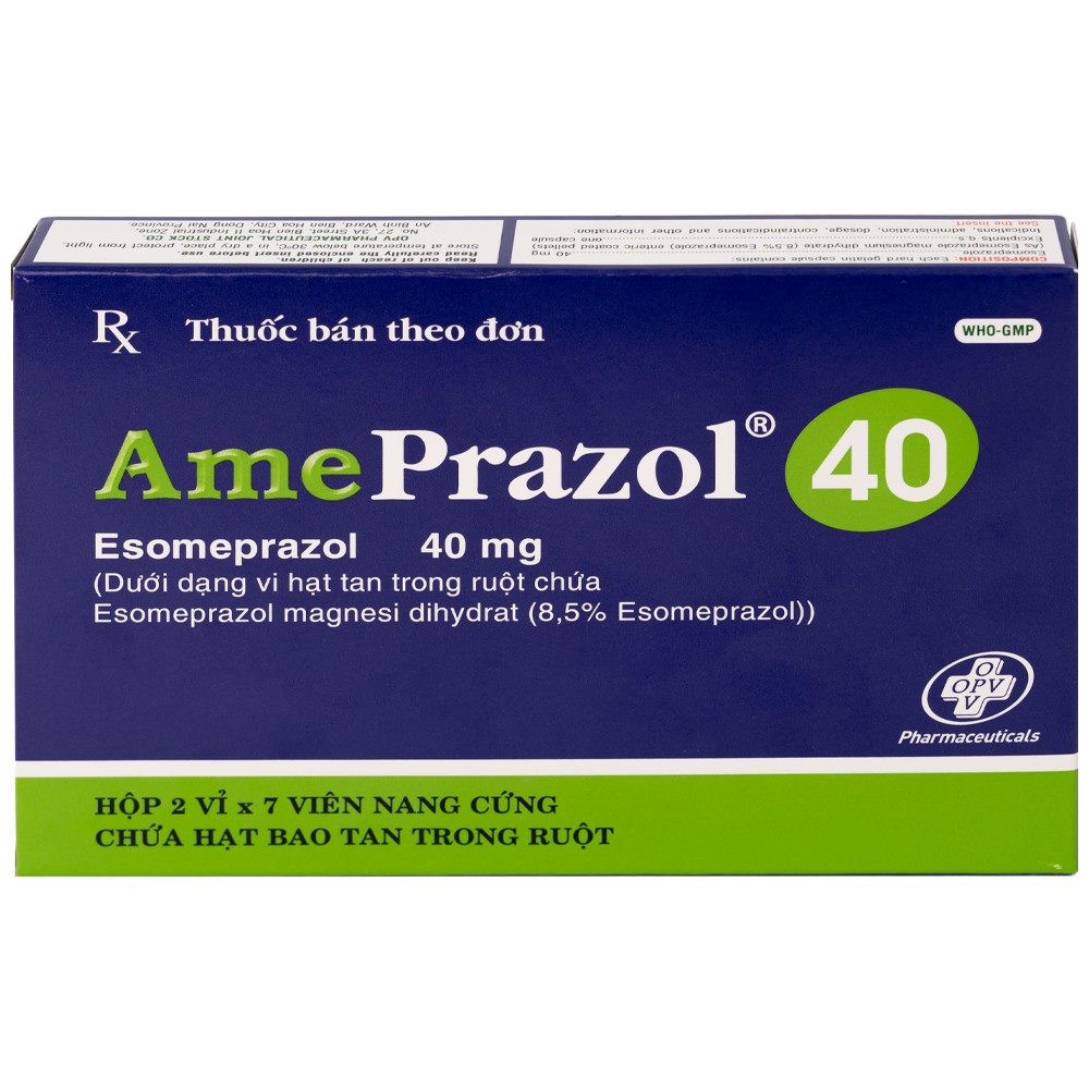AmePrazol 40 giúp giảm nhanh các triệu chứng trào ngược dạ dày