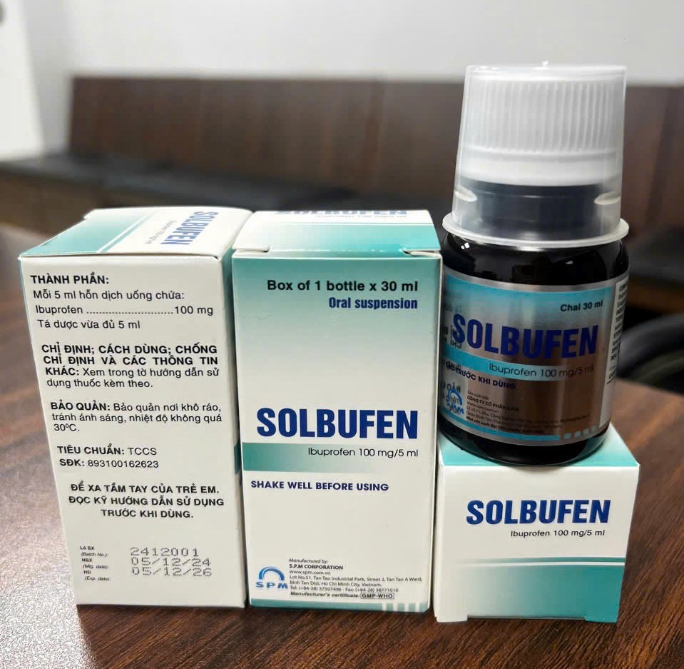 Solbufen giúp hạ sốt nhanh chóng và giảm đau