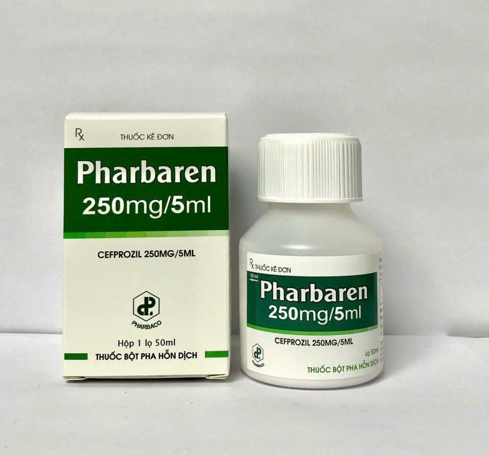 Pharbaren 250mg/5ml giúp điều trị hiệu quả các nhiễm khuẩn do vi khuẩn nhạy cảm