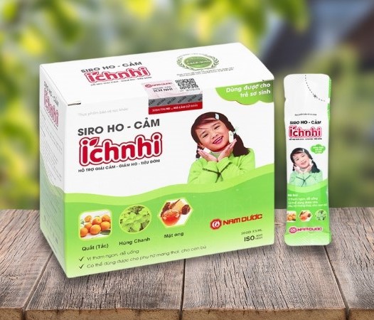 Siro Ích Nhi 3+ giúp giảm ho