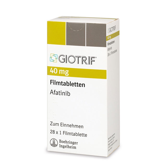 Giotrif Afatinib 40mg giúp ức chế không hồi phục các thụ thể ErbB