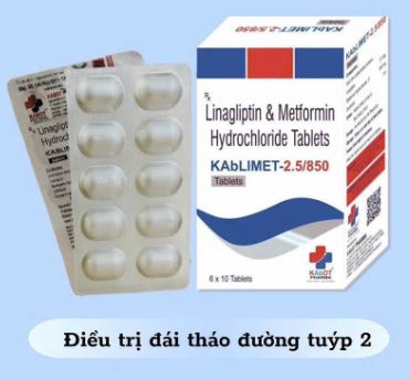 Thuốc KAbLIMET điều trị đái tháo đường type 2