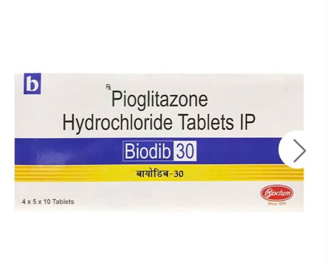 Thuốc Biodib 30 Biochem giúp kiểm soát đường huyết ở người trưởng thành mắc bệnh đái tháo đường tuýp 2