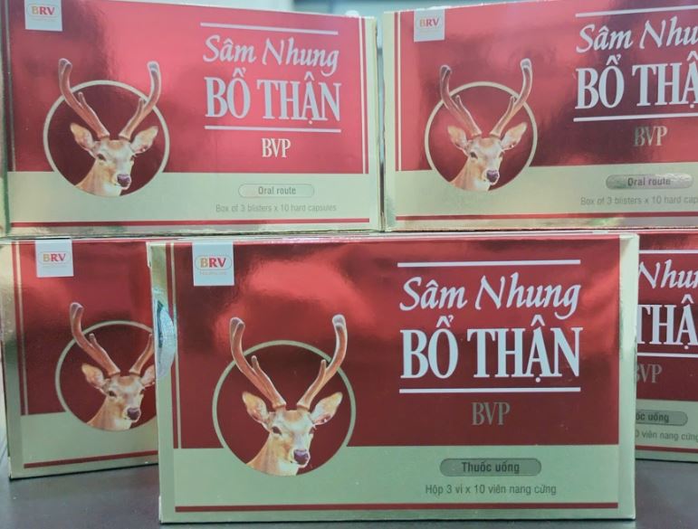 Sâm Nhung Bổ thận BVP điều trị chứng thận yếu ở nam nữ 