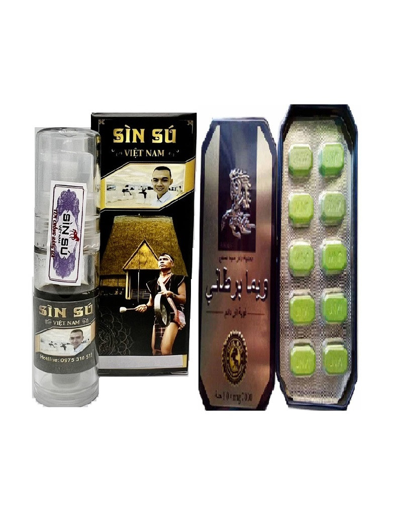 Combo: Sìn Nước 4ml + Vỉ Ngựa Thái (Tặng 2 Viên Ngựa Thái)