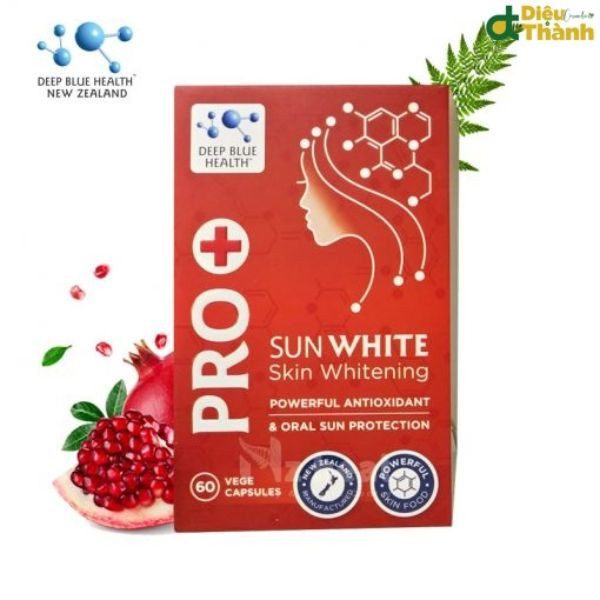 Viên uống Pro SunWhite Deep Blue Health – chống nắng, trắng da