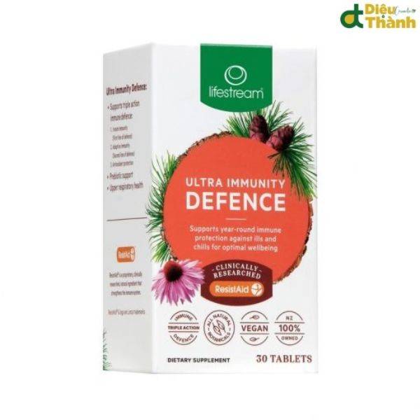 Lifestream Ultra Immunity Defence viên uống tăng cường miễn dịch