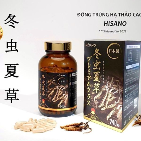ĐÔNG TRÙNG HẠ THẢO PREMIUM CAO CẤP 240V - HISANO