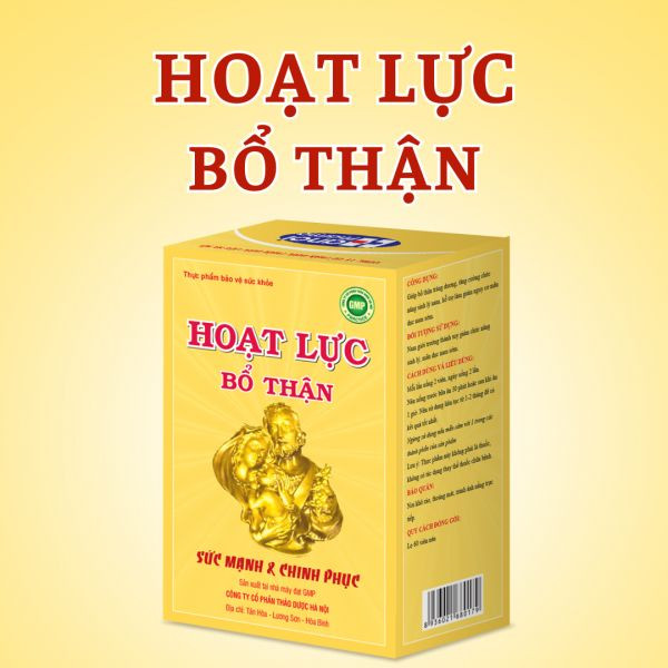 Hoạt lực bổ thận giúp bổ thận tráng dương