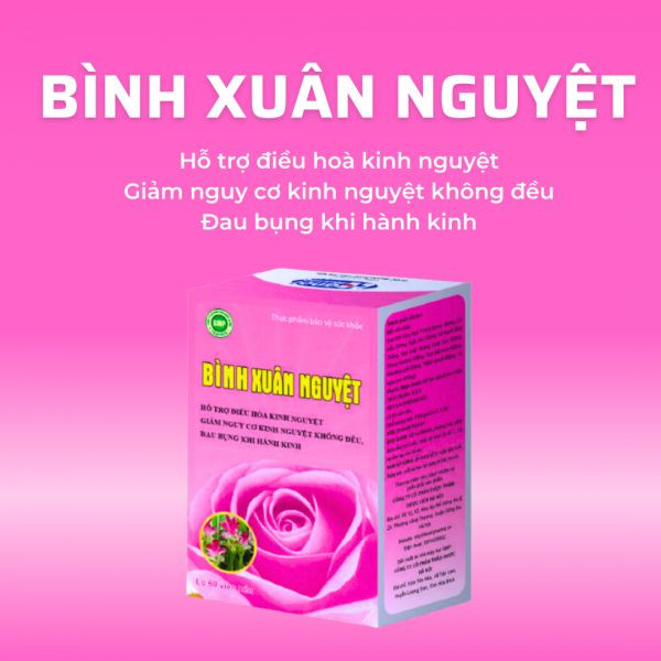 Bình xuân nguyệt giúp cân bằng nội tiết tố