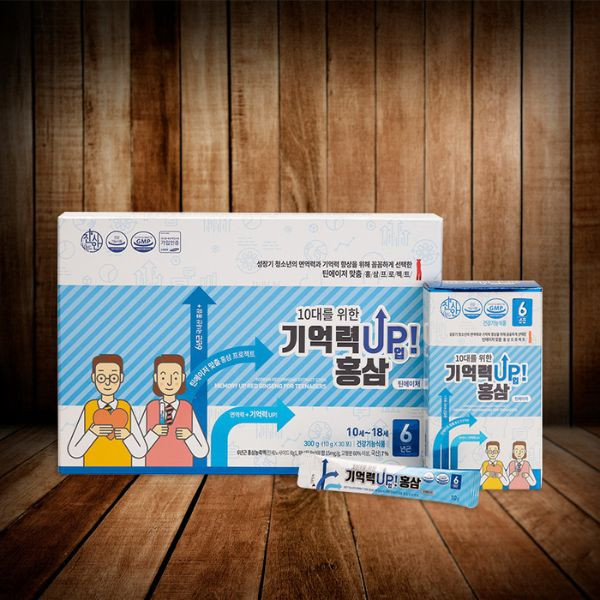 Hồng Sâm Tăng Cường Trí Nhớ Cho Thanh Thiếu Niên – Memory Up Red Ginseng For Teenagers