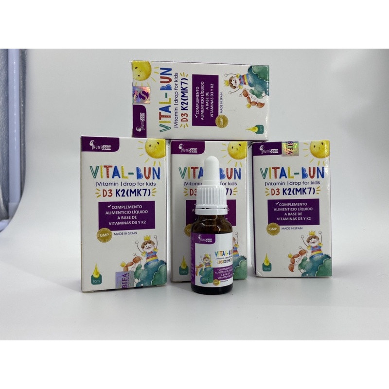 DUNG DỊCH VITAL BUN D3K2 HỖ TRỢ BỔ SUNG VITAMIN D3K2 CHO TRẺ