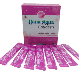 Nước uống đẹp da Hana Aqua Collagen hỗ trợ giảm lão hóa da, giúp da căng bóng sáng mịn