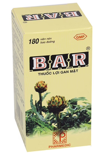 Thuốc lợi gan mật Bar Pharmedic điều trị các bệnh về gan (180 viên)
