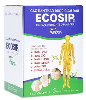 Cao Dán Thảo Dược Ecosip Nóng Tatra (H/20g/5m)