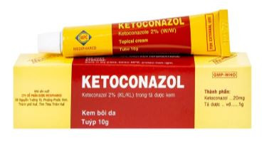 Kem bôi da Ketoconazol 2% Medipharco điều trị các bệnh nấm da và niêm mạc (10g)