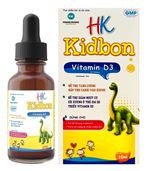 Vitamin D3 nhỏ giọt HK KIDBON- Tăng cường hấp thu Canxi, giảm nguy cơ còi xương ở trẻ