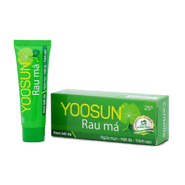 Kem bôi da Yoosun rau má hỗ trợ ngừa mụn, mát da, tránh sẹo (25g)