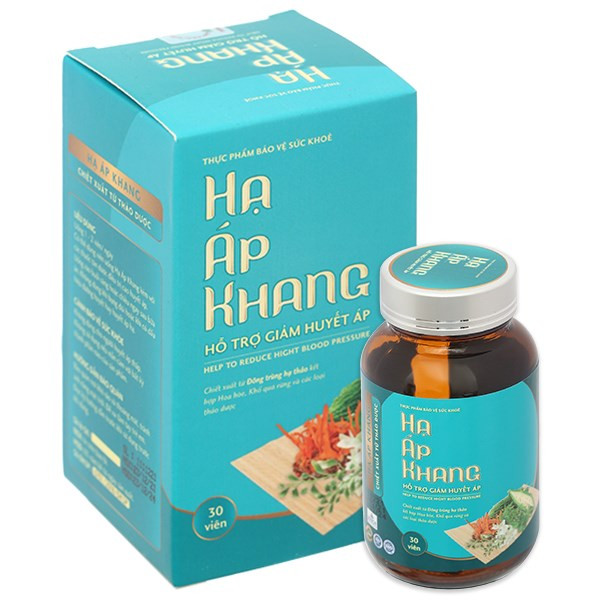 Hạ Áp Khang – Viên Uống Hỗ Trợ Điều Trị Cao Huyết Áp (Hộp 30 Viên)