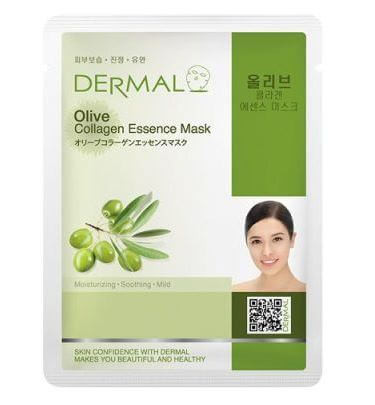 Mặt nạ Dermal dưỡng chất tinh dầu Olive và collagen 23g