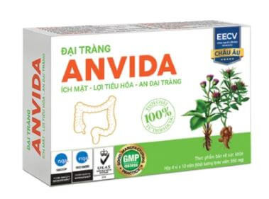 Viên uống Đại Tràng Anvida giúp ích mật, lợi tiêu hóa, an đại tràng (40 viên)