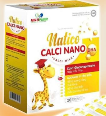 Natico Calci Nano bổ sung canxi vitamin