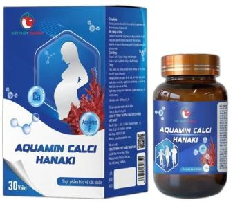 Viên uống Aquamin Calci Hanaki Việt Nhật