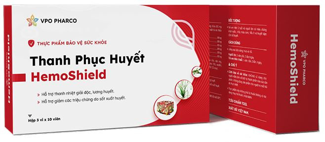 TPBVSK Thanh Phục Huyết – Hemoshield Hỗ Trợ Giảm Triệu Chứng Sốt Xuất Huyết