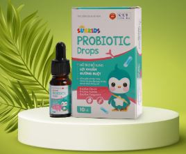 Sunkids Probiotic Drops, hỗ trợ bổ sung lợi khuẩn, giảm đầy bụng, khó tiêu