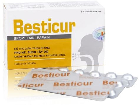 BESTICUR hỗ trợ giảm triệu chứng phù nề