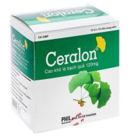 Ceralon 120mg tuần hoàn máu não, cải thiện trí nhớ (10 vỉ x 10 viên)