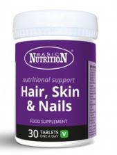 Viên uống BASIC NUTRITION HAIR, SKIN & NAILS bổ sung dinh dưỡng cho tóc