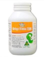 Viên Uống Bổ Não Vita Organic Ginko Biloba 2500