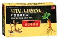 Viên sâm Vital ginseng - bồi bổ cơ thể, tăng sức đề kháng, giảm căng thẳng, mệt mỏi,ăn ngon miệng