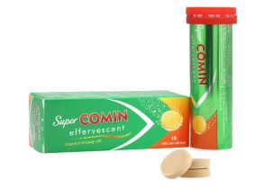 Viên sủi C Supercomin Effervescent - vổ sung vitamin khoáng chất
