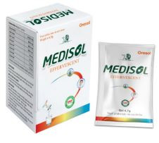 Medisol Effervescent - giải pháp bổ sung kịp thời các chất điện giải, bù nước