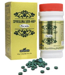 Viên uống tảo xoắn Spirulina 500 MDP - tăng sức đề kháng cho cơ thể