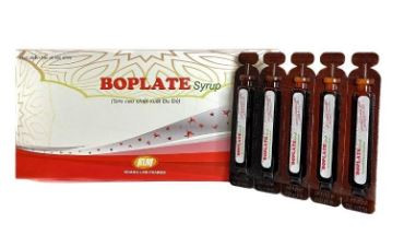 BOPLATE SYRUP - hỗ trợ người giảm tiểu cầu (Hộp 20 ống)