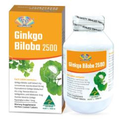 Vita Organic Ginkgo Biloba 2500 hỗ trợ tăng cường tuần hoàn não