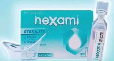Nước Rửa Mắt Hexami Aches Eyewash 20 ống x 5ml - Làm Sạch, Làm Dịu Và Cung Cấp Dưỡng Chất Cho Mắt